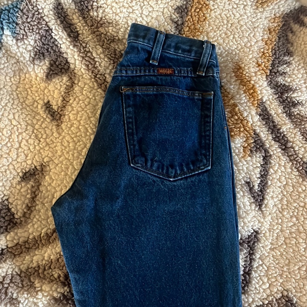 Rustler dark wash jeans